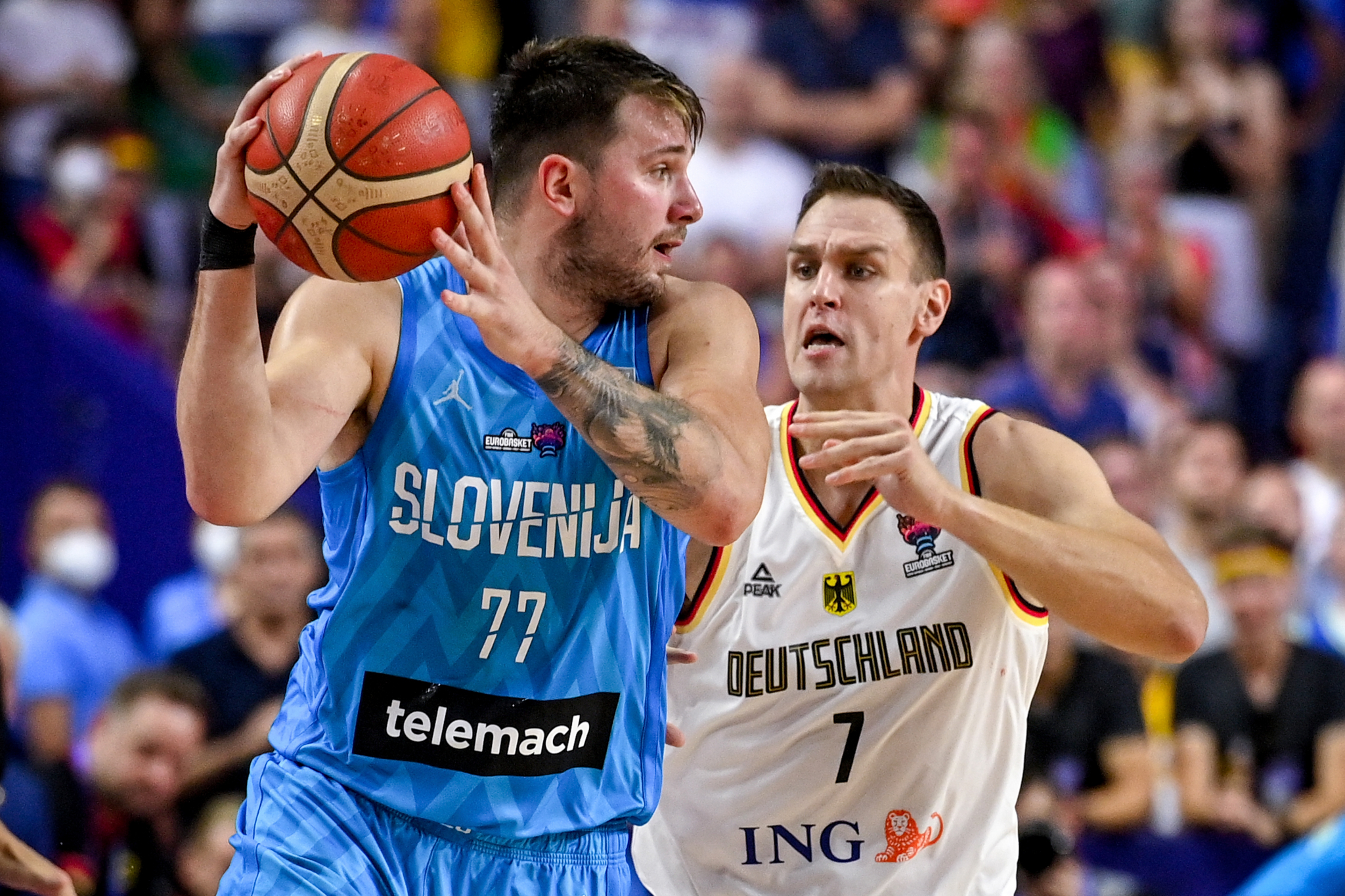 BRZO ZABORAVILI BOSNU Dončić se raspucao, Slovenija savladala Nemačku - sa Francuzima za prvo mesto