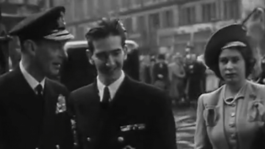 KRALJICA, SVEDOK ISTORIJE! Neverovatan snimak - Elizabeta se upoznaje sa kraljem Petrom 1945. godine (VIDEO)