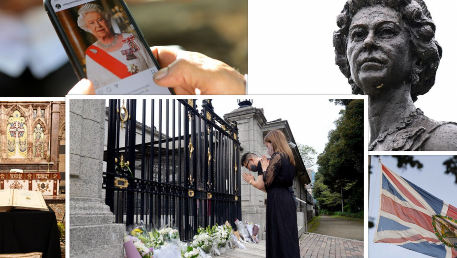 DAN D U BRITANIJI! Aktivirani specijalni protokoli, građani se opraštaju ispred Bakingemske palate! (FOTO/VIDEO)