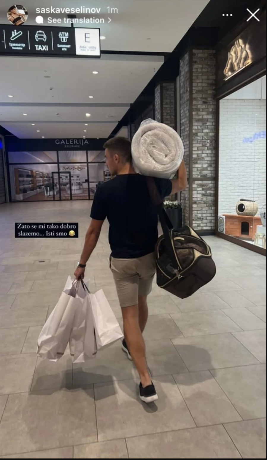 ZBOG TOGA SE SLAŽEMO Saška Veselinov pokazala Đokovića u šok izdanju (FOTO)