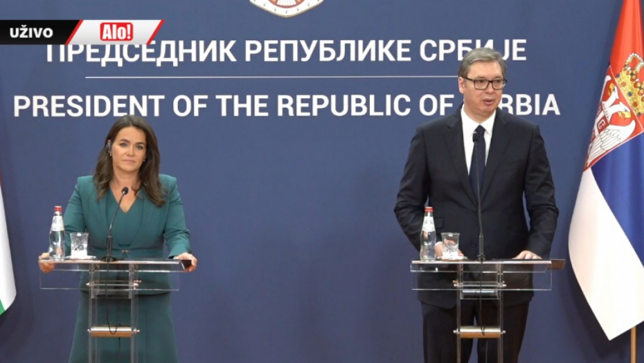 MAĐARSKA PREDSEDNICA U SRBIJI Vučić i Novak se obratili javnosti (VIDEO)