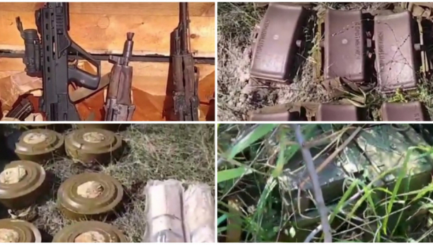 UKRAJINCI POSTAVILI SMRTONOSNU ZAMKU ZA RUSE Otkriven štek mina, eksplozivnih naprava i naoružanja (VIDEO)