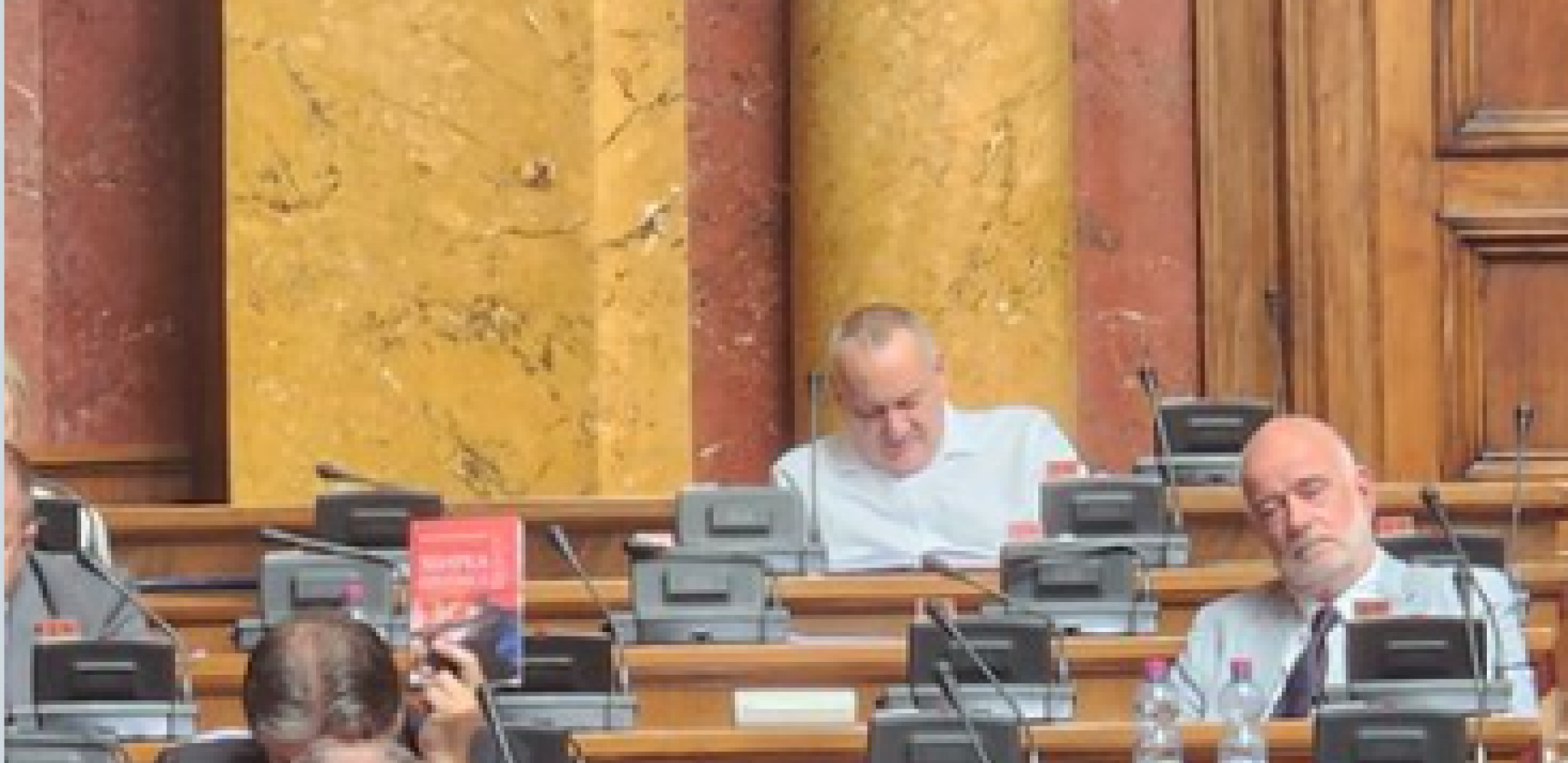 "TEŽAK" ŽIVOT SRPSKE OPOZICIJE Prazne stolice, puni stomaci, a kad se dođe, mora malo da se dremne (FOTO)