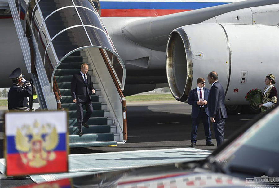 PUTIN STIGAO U SAMARKAND Ruski lider će održati niz bilateralnih sastanaka