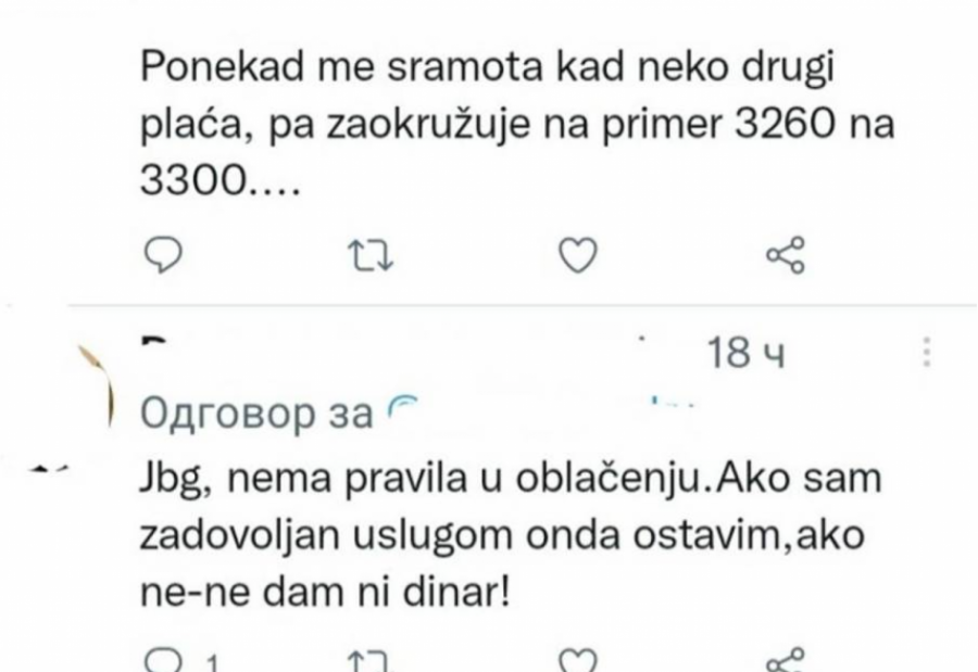 DA LI OSTAVLJATE BAKŠIŠ KONOBARIMA? Žučna rasprava na društvenim mrežama, dok jedni rado čašćavaju, drugi nisu darežljivi