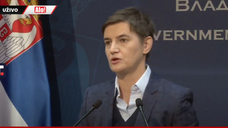 KONFERENCIJA U ZGRADI VLADE Premijerka Srbije se obratila javnosti (VIDEO)