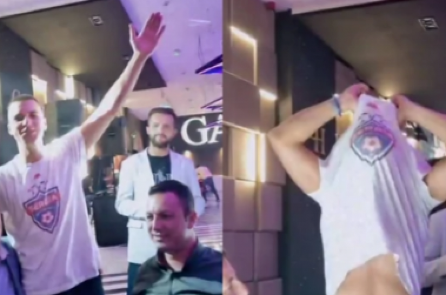 PEVAČA CEPALI I SKIDALI! Zvezda Granda proslavio rođenje naslednice, napravio lom u restoranu, a došli su i oni (FOTO)