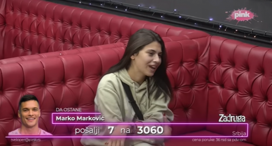 KOLIKO JE NAMAZANA, TOLIKO JE I GLUPA Milica Veselinović puca od ljubomore zbog Marka, urnisala ovu zadrugarku