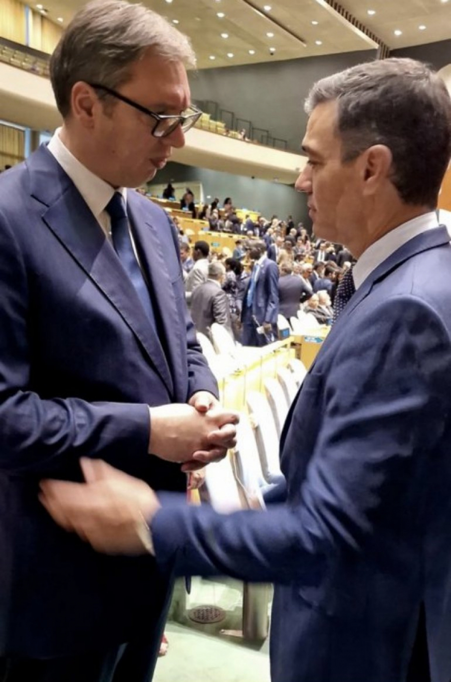 VUČIĆ U UJEDINJENIM NACIJAMA Predsednik na otvaranju debate svetskih lidera, sastao se sa brojnim zvaničnicima (FOTO)