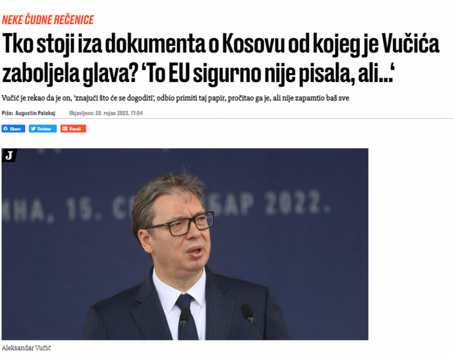 PLENKOVIĆEVE USTAŠE U PANICI Sprečiti po svaku cenu Srbiju da bude vodeća sila u regionu!