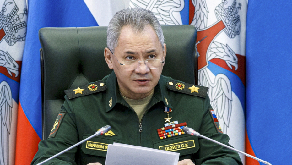 Sergej Šojgu tvrdi: Ruske snage uništile sedam skladišta oružja u Ukrajini
