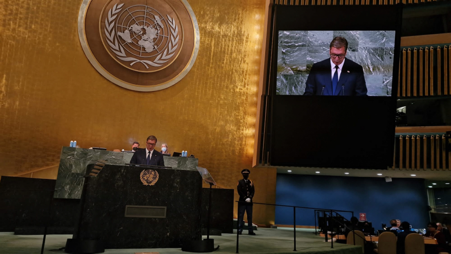 VUČIĆEV GOVOR U UJEDINJENIM NACIJAMA Predsednik podsetio na agresiju NATO na našu zemlju, pa pomenuo rezoluciju 1244 (FOTO/VIDEO)