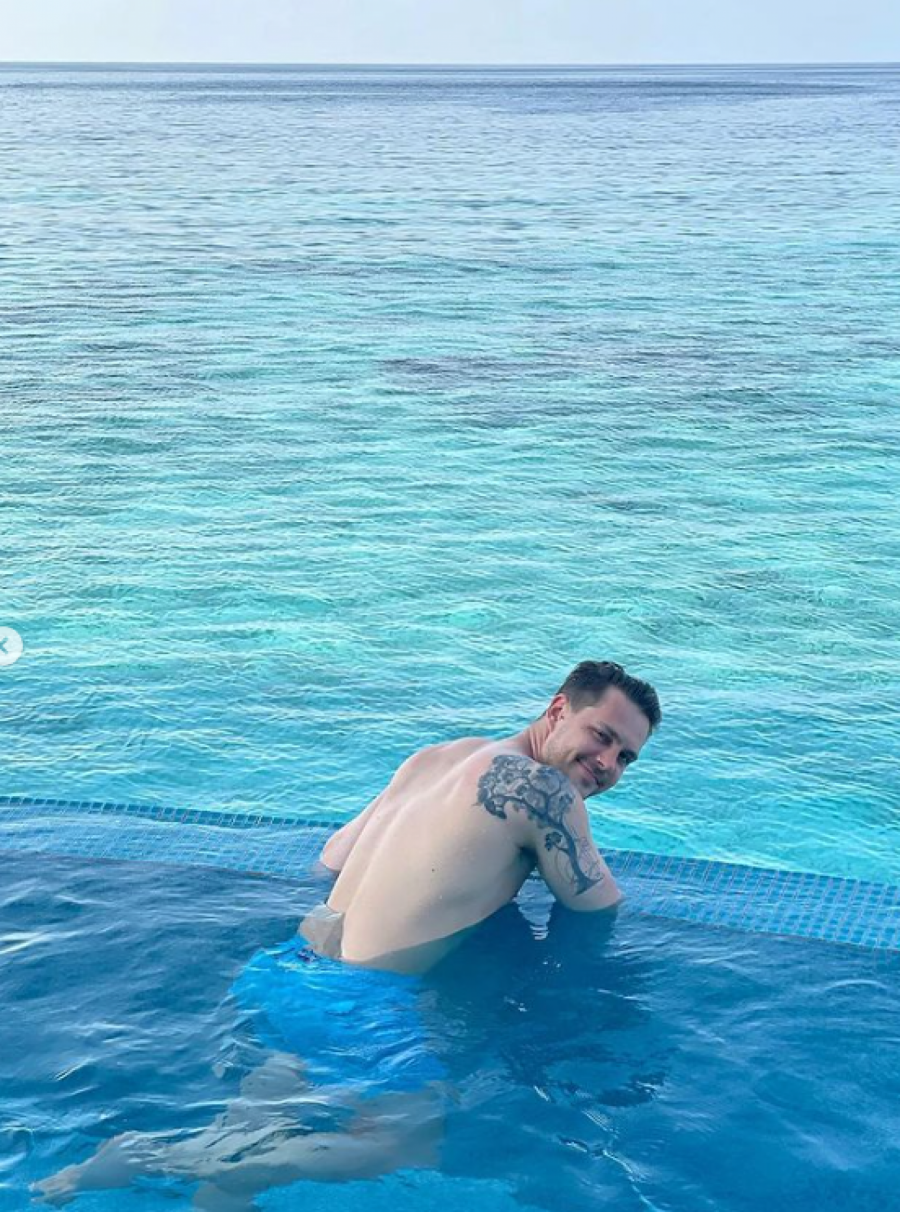 OVO JE DUGO KRIO Miloš Biković objavio fotke s Maldiva, a ovaj detalj mnogima privukao pažnju (FOTO)