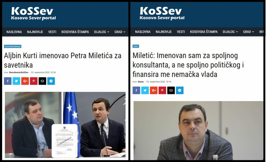 BAKAREC: Kurtijev džepni „Srbin“ Petar Miletić (FOTO)