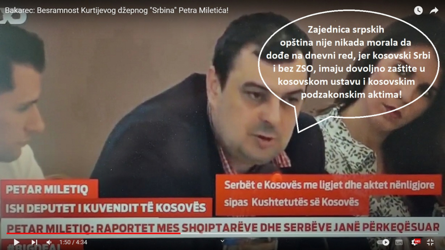 BAKAREC: Kurtijev džepni „Srbin“ Petar Miletić (FOTO)