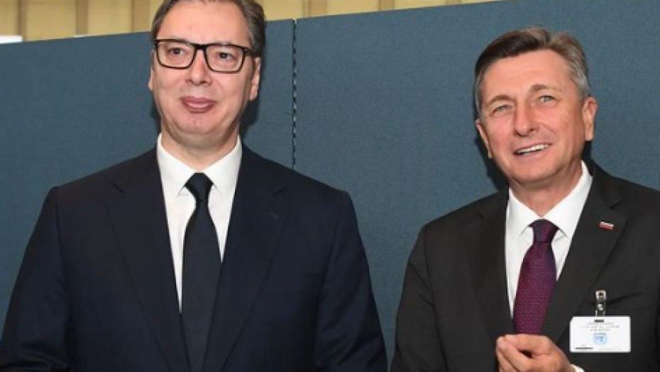 Vučić sa Pahorom i Fajon o zasedanju GS UN i regionalnim pitanjima