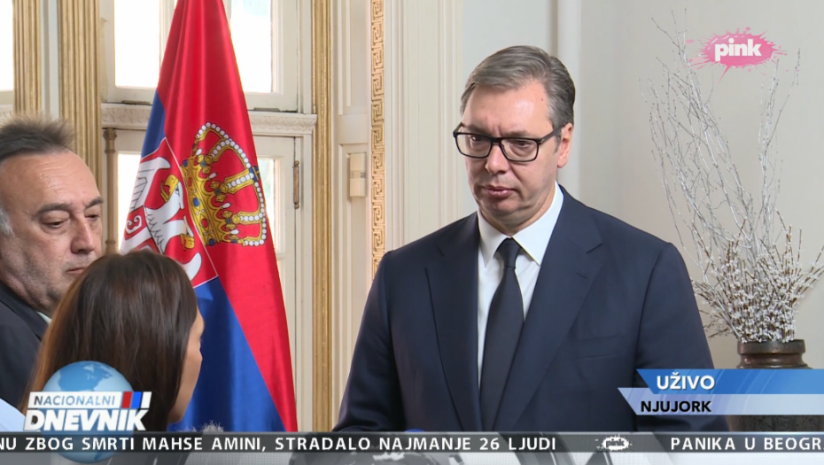 PREDSEDNIK IZ NJUJORKA Vučić: "Svaki put kad pomeneš Kosovo, sve dalje si od EU" (VIDEO)