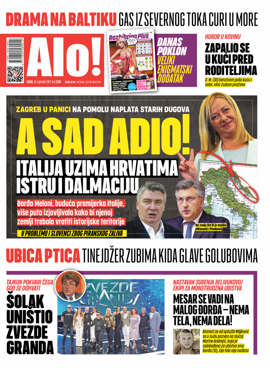 A SAD ADIO! Italija uzima Hrvatima Istru i Dalmaciju