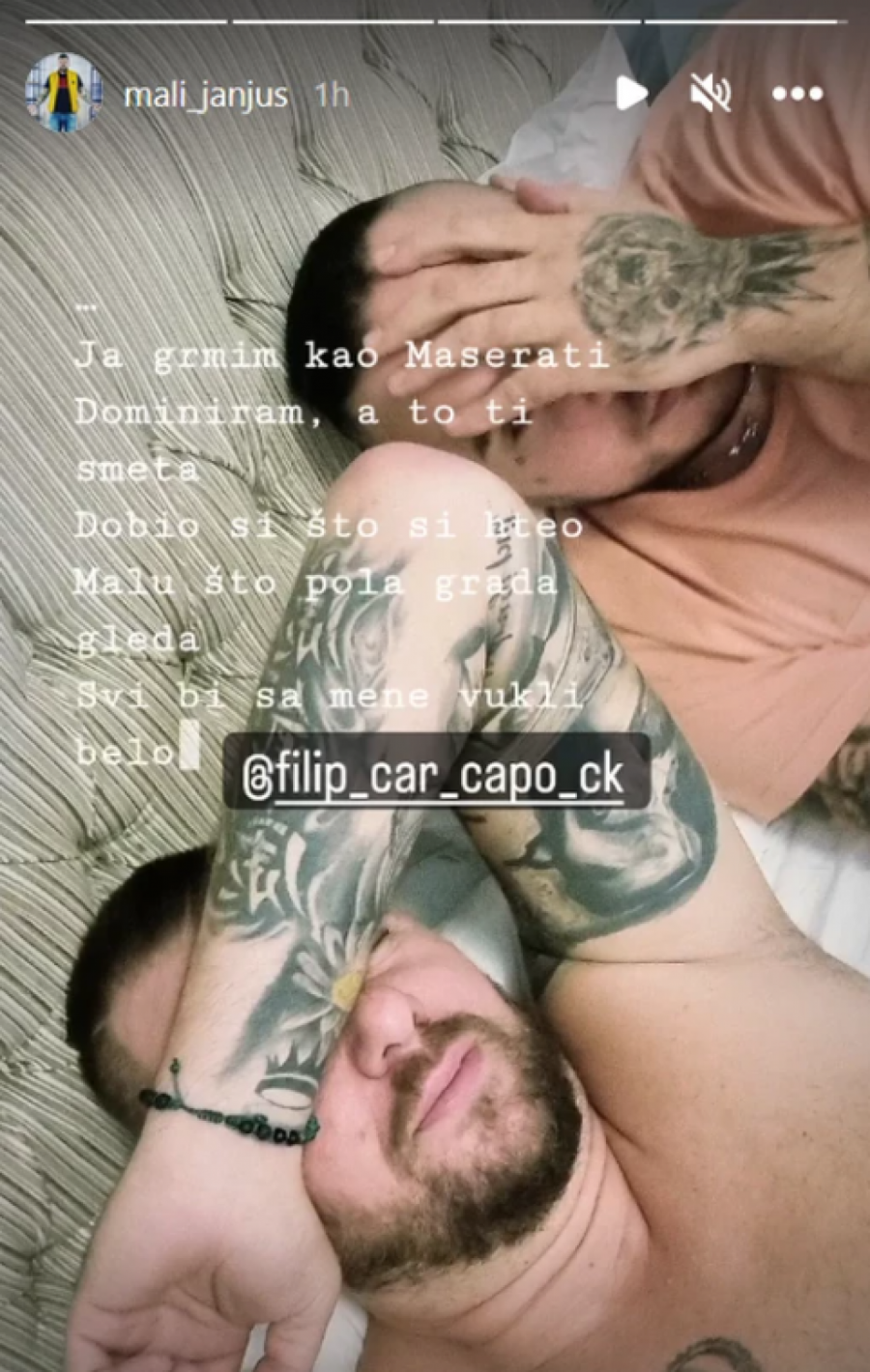 NJEGOVA REAKCIJA NA MAJU I MARKA ZAPREPASTILA SVE Nećete verovati sa kim se Janjuš slikao u krevetu