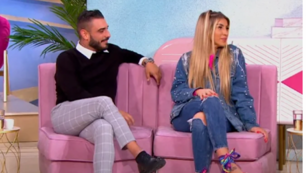 OVAKO IZGLEDA NOVA DEVOJKA DARKA LAZIĆA Došla sa njim u emisiju, a voditeljka je odmah pohvalila (FOTO)