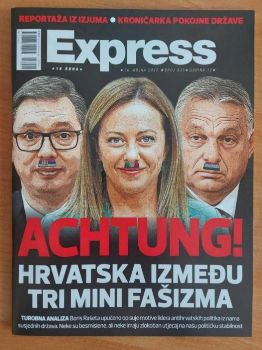 OŠTRA REAKCIJA VUČEVIĆA NA SRAMNU NASLOVNU STRANU HRVATSKOG MAGAZINA: Još jedna potvrda da su naši susedi zatrovani mržnjom