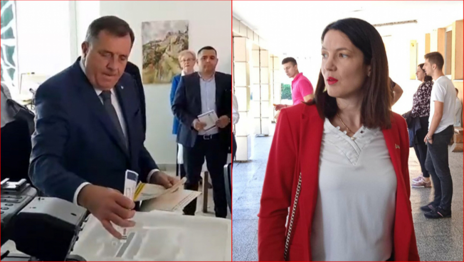 IZBORI U SRPSKOJ Glasali Milorad Dodik, Jelena Trivić, Mirko Šarović i Željka Cvijanović