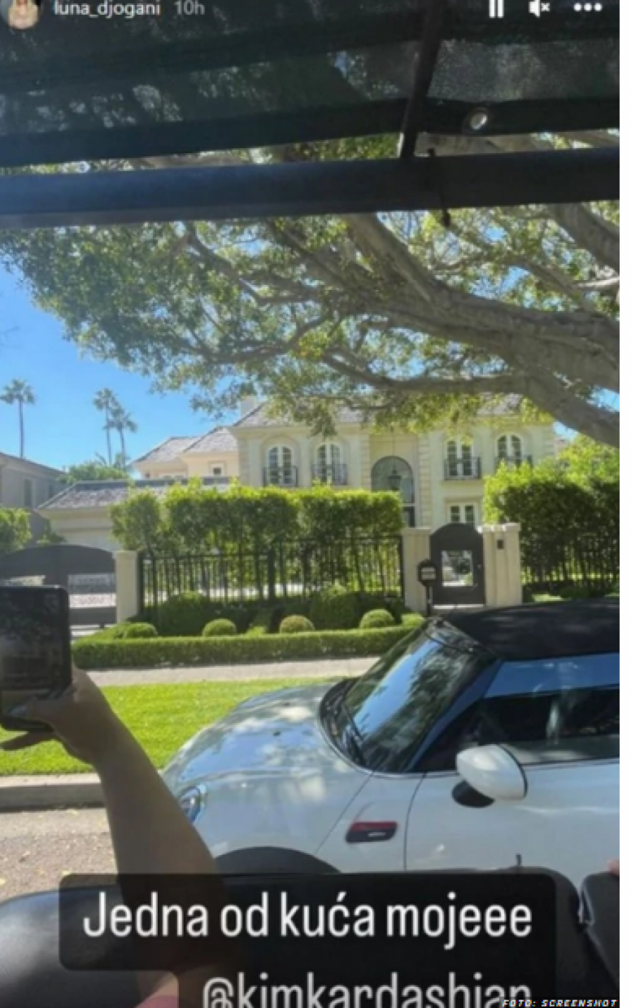 CEO ŽIVOT ČEKAM OVO Luna Đogani ide po gradu i fotka kuće poznatih, ona ne krije sreću (FOTO)