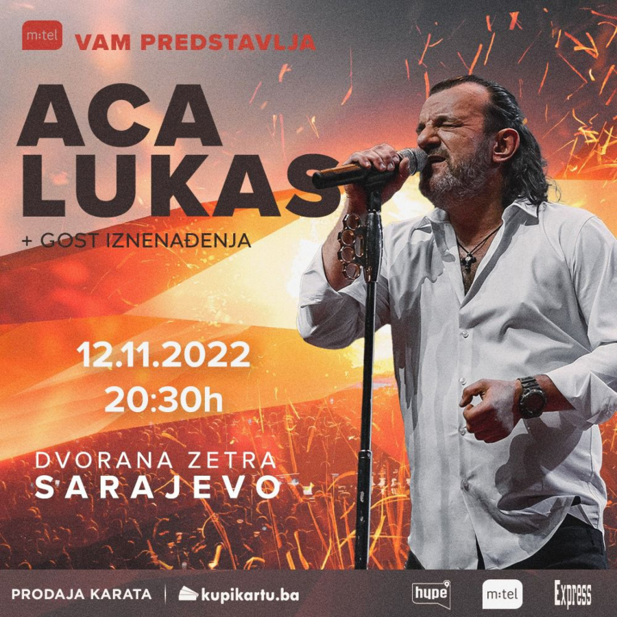 OVO SE NE PROPUŠTA Aca Lukas spreman da napravi spektakl u Sarajevu (FOTO)