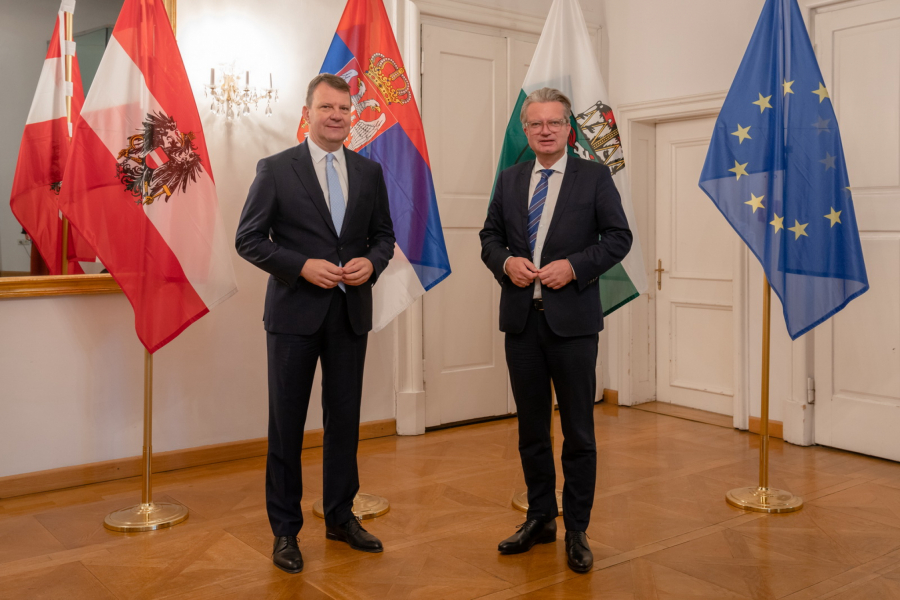Mirović i Dreksler potpisali Pismo o namerama o pristupanju AP Vojvodine regionalnom Savezu Alpe-Jadran