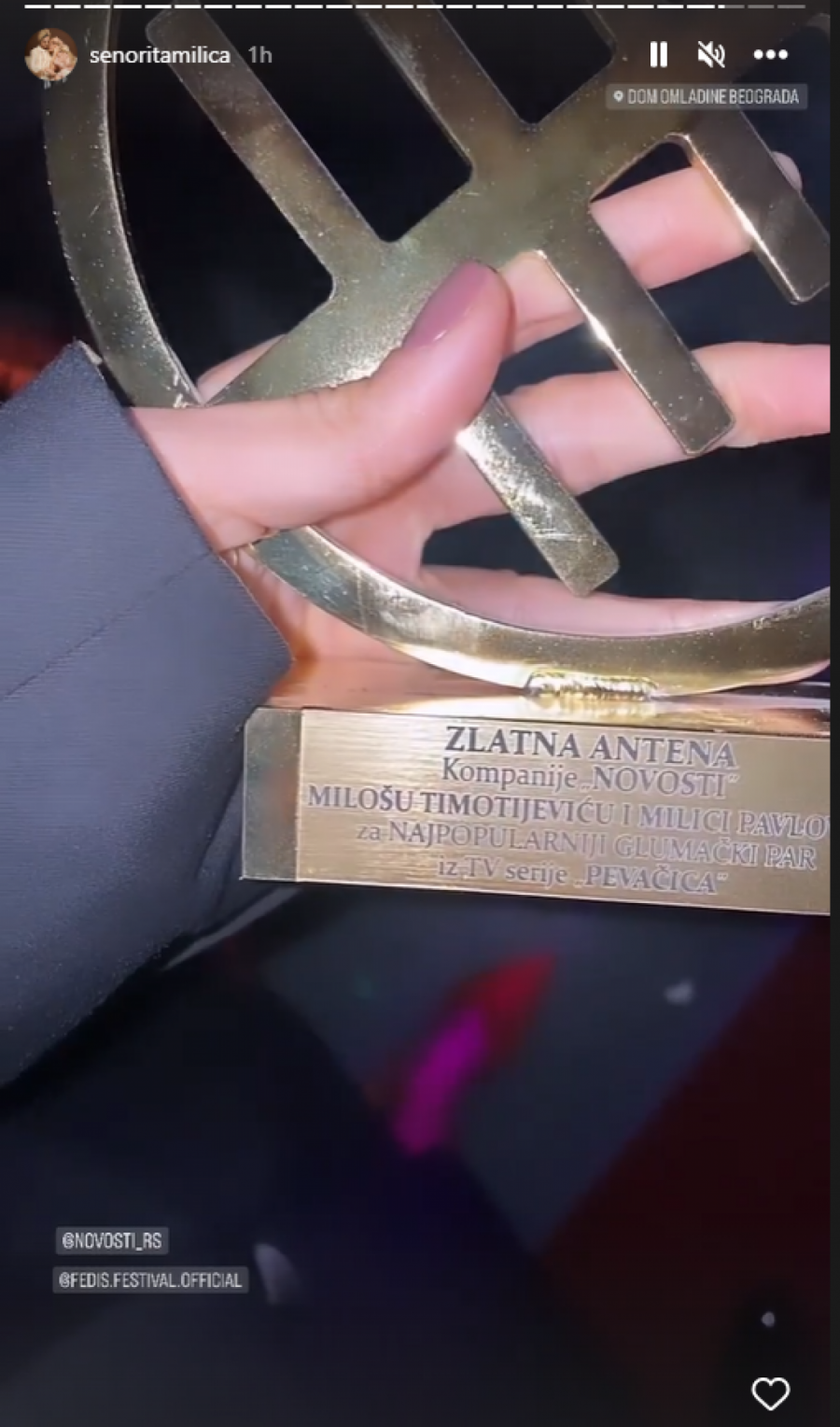 MILICU SABOTIRALI PREKO KOLEGINICE!  Pavlovićeva dobila glumačko priznanje, pa nastao haos