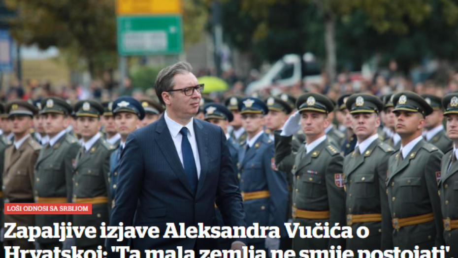 USTAŠKI PATOLOŠKI LAŽOVI Izvrnuli reči predsednika Vučića, ne mogu da podnesu istinu! (FOTO)