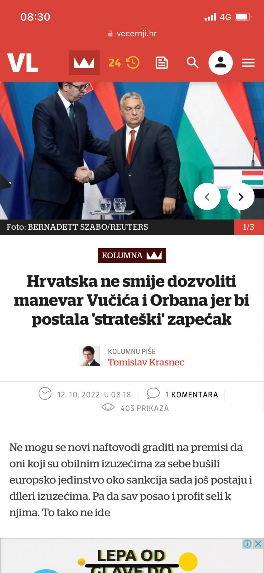 DVOSTRUKA ŠAMARČINA HRVATIMA Vučić genijalnim potezom bacio ustaše u očaj, što su tražili-to su i dobili!