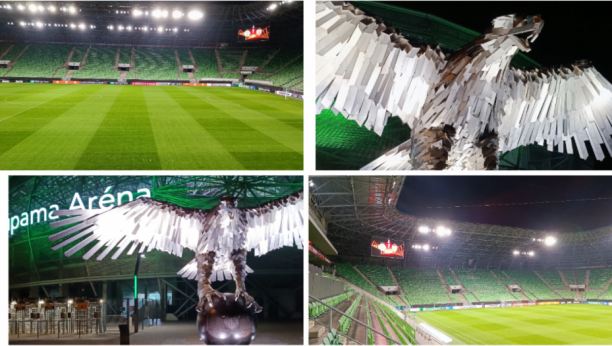 ZVEZDA U "ORLOVOM GNEZDU" Zavirite u stadion na kom će crveno-beli igrati protiv Ferencvaroša (FOTO)