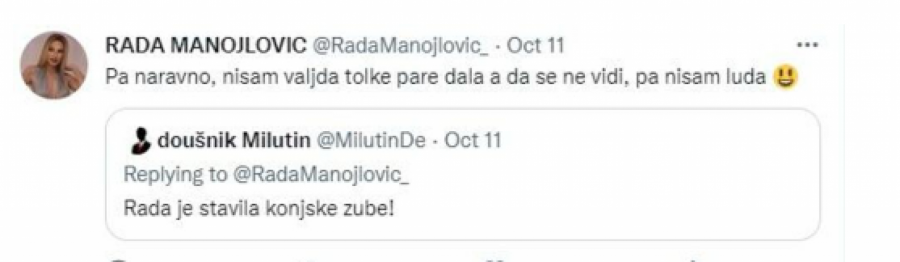 NISAM LUDA Rada Manojlović našla se na meti osuda, njen komentar ostavio je sve bez teksta (FOTO)