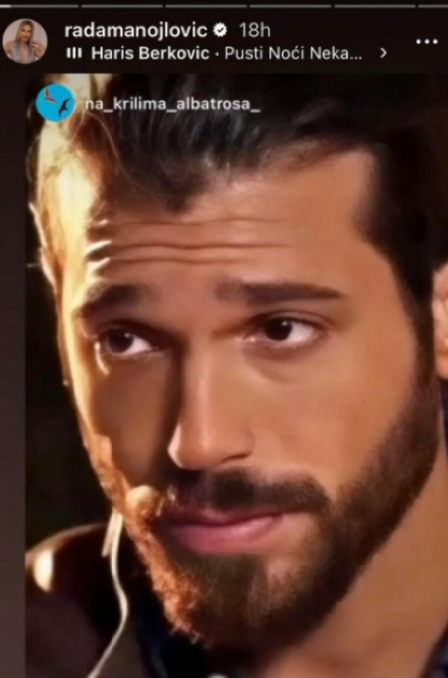 RADA ODLUČILA DA PROVOCIRA HARISA? Pevačica objavila fotku popularnog frajera, ovako nervira bivšeg (FOTO)