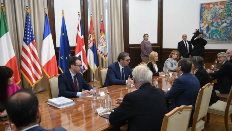 AMBASADORI KVINTE STIGLI KOD VUČIĆA! "Ozbiljni i važni razgovori za Srbiju" (FOTO)