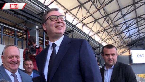 PREDSEDNIK U LESKOVCU Vučić: Ponosan sam, stadion će izgledati izvanredno (VIDEO)