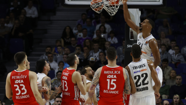 ZVEZDA IPAK BEZ ČUDA U MADRIDU Crveno-bele skupo koštala loša prva četvrtina