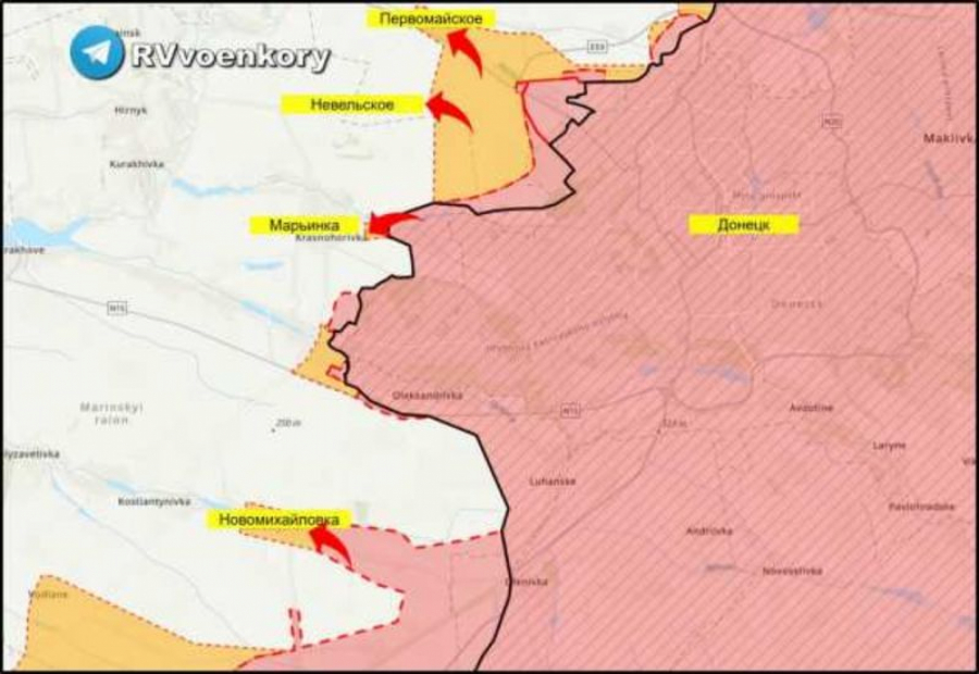 RUSI NAPREDUJU NA VIŠE PRAVACA U DNR Ukrajinski ratni izveštaj (MAPA)