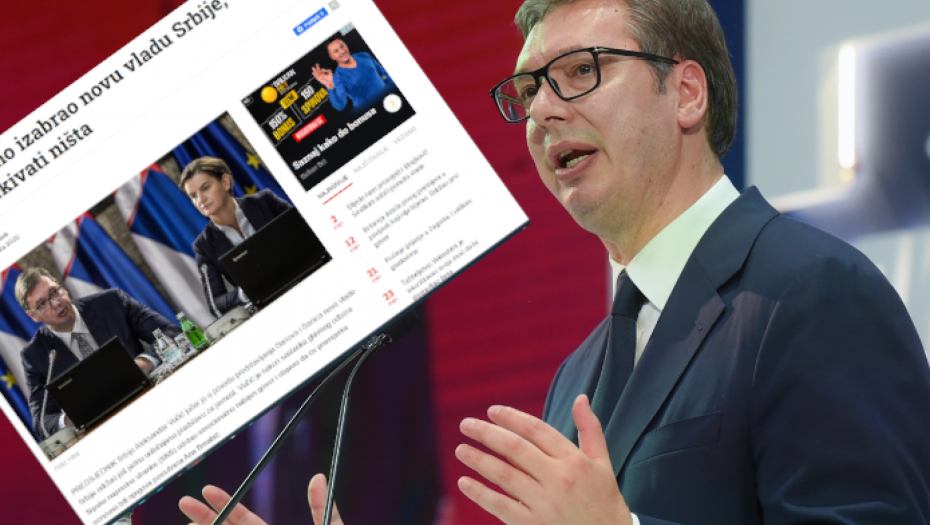 HRVATI RAZOČARANO KMEČE Zli Vučić je izabrao vladu koja radi u interesu Srbije! (FOTO)