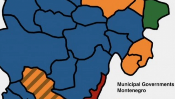 PRO MILO U PROMILIMA: Mapa Crne Gore koja posle izbora najbolje oslikava pad DPS (FOTO)