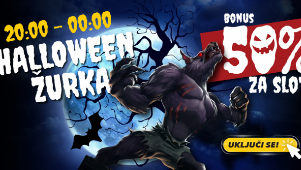 50% SLOT BONUSA NA HALLOWEEN ŽURKI U ADMIRALBETU Budite i vi deo strašno dobrog provoda i preuzmite vašu savršenu poslasticu – bonus na Halloween slotove