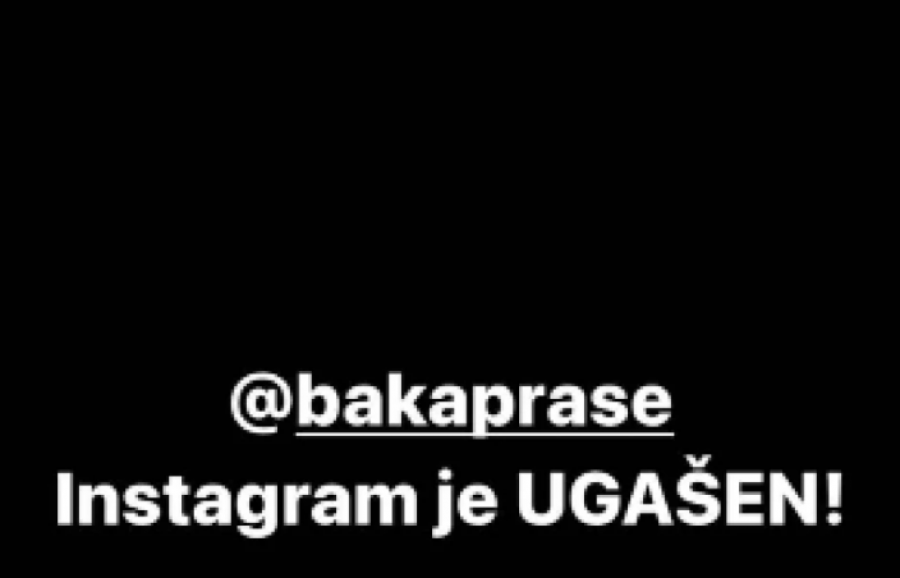 BAKI PRASETU UGAŠEN INSTAGRAM NALOG Nove sankcije za bahatog Jutjubera