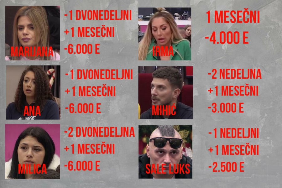 ZADRUGARI KAŽNJENI SA 315.000 EVRA Neviđeni haos u rijalitiju, Miki vređao produkciju, a samo on je ostao bez 58.500