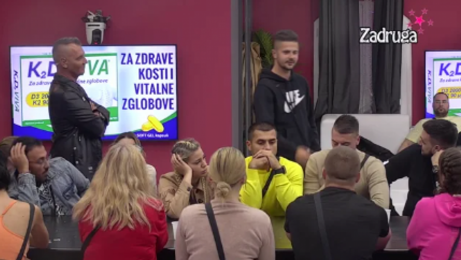 BILAL ŠOKIRAO SVE ZADRUGARE Brajlović iznenadio svojom nominacijom, pa se okrenuo ka Maji i rekao da je zaljubljen u nju