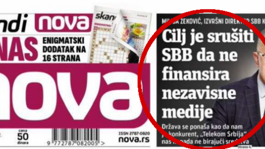 ANA BRNABIĆ: Palo priznanje, Šolak finansira "nezavisne" medije!