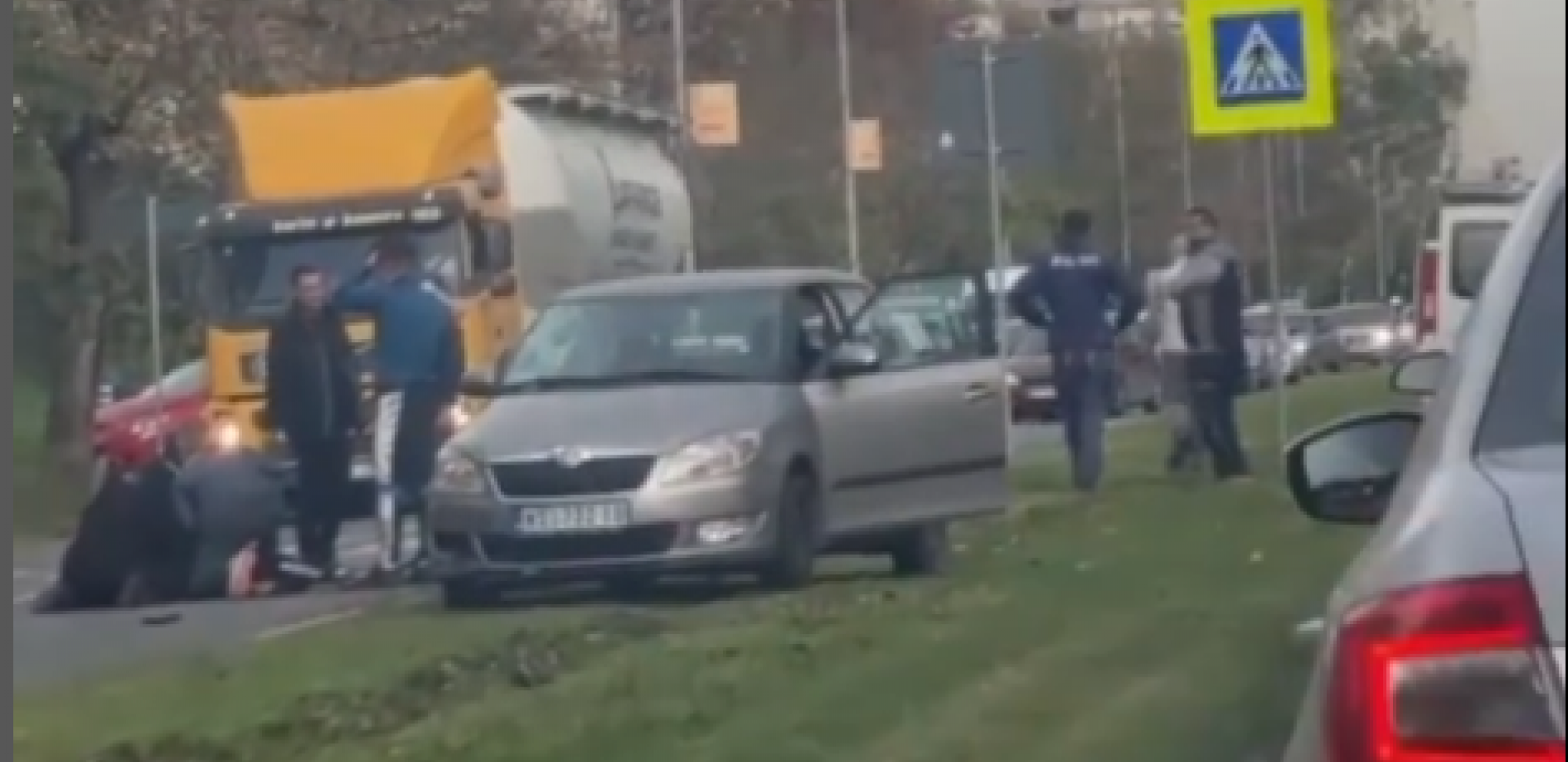 IZLETELO VELIKOM BRZINOM NA PUT Dete na pešačkom prelazu u Novom Sadu udario vozač "škode" (VIDEO)