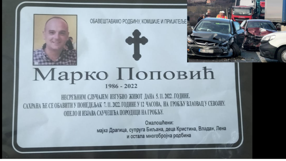 NIZ TRAGEDIJA U PORODICI MARKA KOJI JE POGINUO KOD MAČKATA Ništa nije ukazivalo da odrađuje poslednju smenu i da ga kolege više neće videti živog