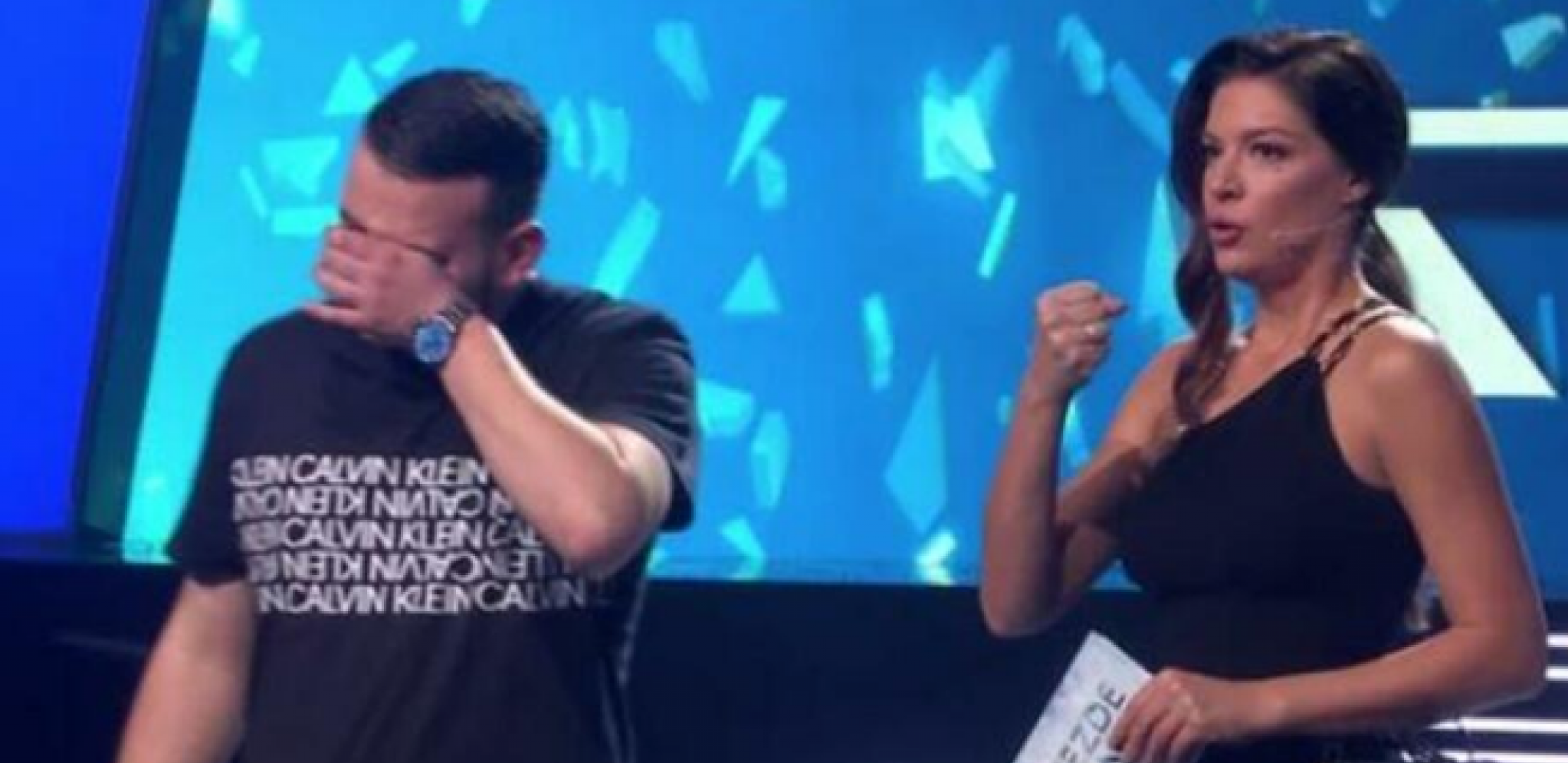 U SUZAMA NAPUSTIO SCENU Takmičar plakao kao kiša u Zvezdama Granda (FOTO)