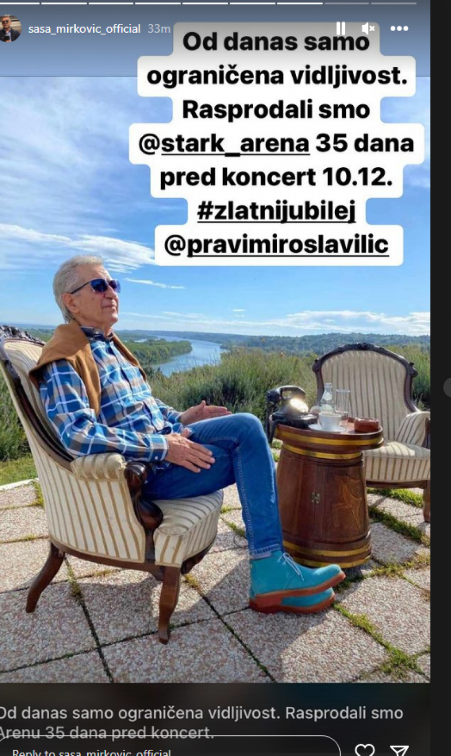 RASPRODALI SMO ARENU 35 DANA PRED KONCERT Oglasio se Saša Mirković, razgrabljene karte za koncert Miroslava Ilića (FOTO)